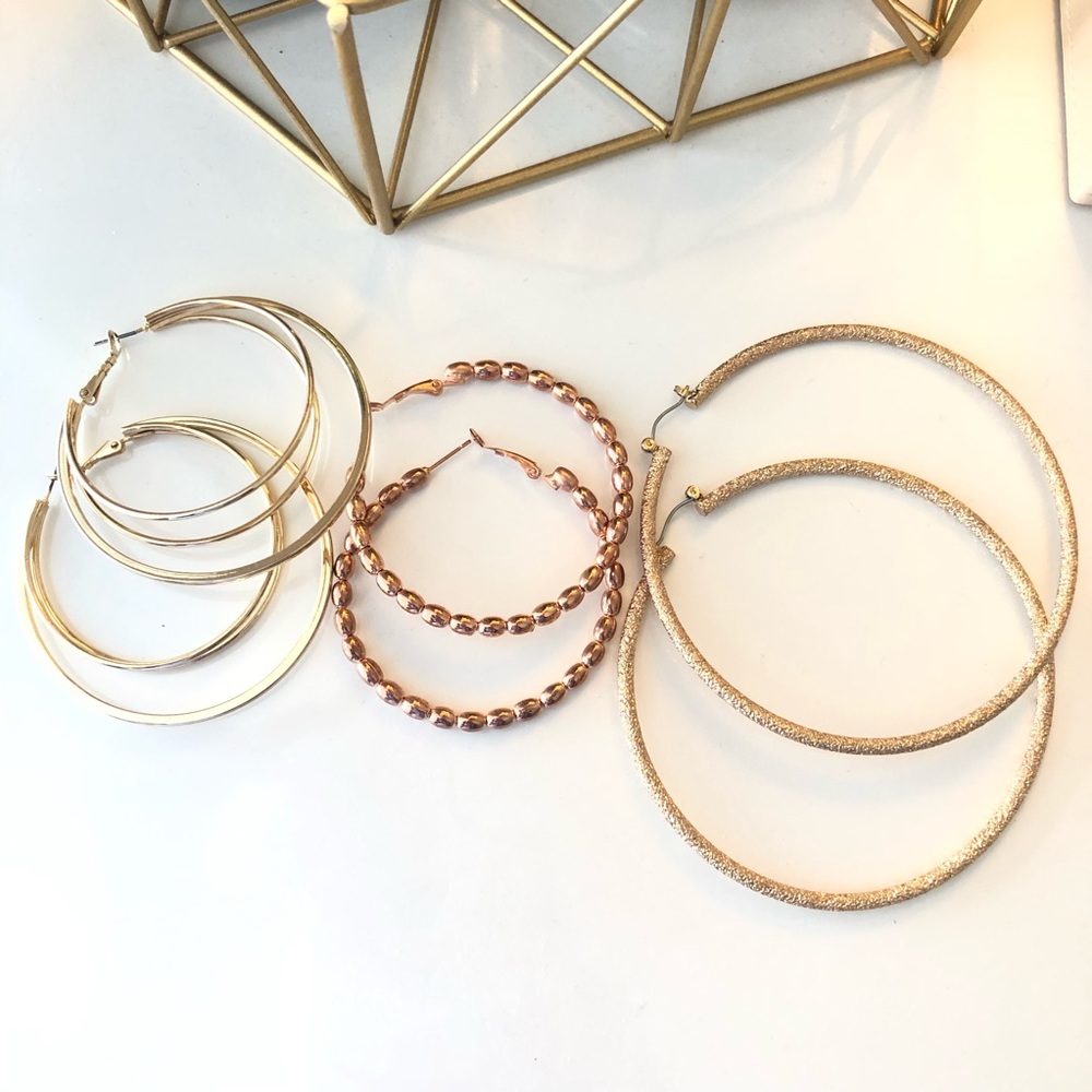 Nordstrom Statement hoop earrings